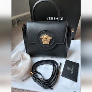 Versace medusa top handle bag